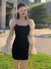 French Chic Puff Sleeve Little Black Dress - Elegant Slimming Style for Women