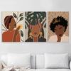 Wall Art Canvas Painting Abstract Black Girl Fashion Illustration Nordic Posters And Prints Wall Pictures For Living Room Decor
