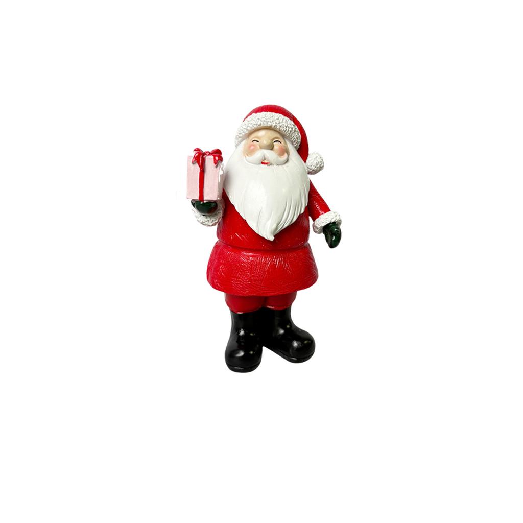 1Pc Resin Santa Claus Decorative Ornament, Christmas Decoration, Holiday Gift, Enhances the Festive Atmosphere, Suitable for Indoor Home Deco