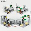 Jinzhi Large Military Scene Tower Operation Base 42097 Small Particle Building Block Children'S Toy