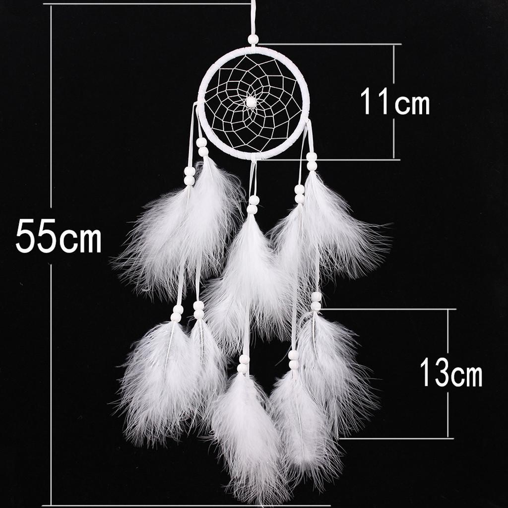 Feather Dream Catcher Decor Household Fengshui Crafts for Creative Ornaments for Home Dormitory Kids Room Wall Decor Sup