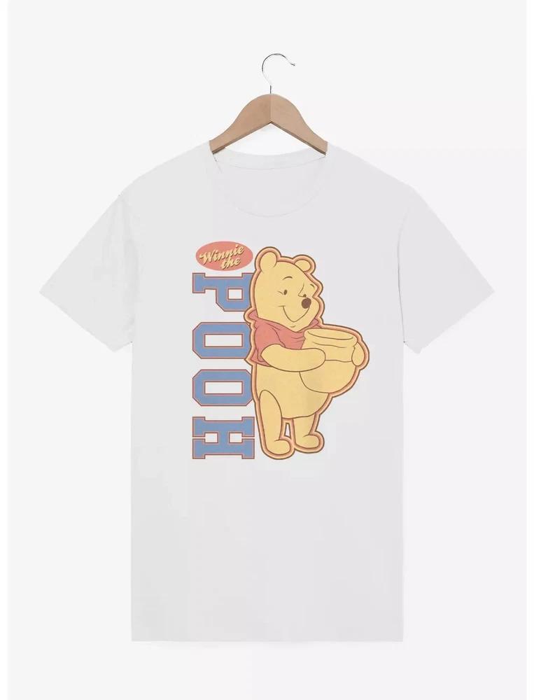 Winnie The Pooh Varsity Honey Pot Tshirt White S