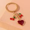 Fresh Fruit Keychain Simple Love Cherry Bag Pendant Fashion Key Accessories Couple Family Keychain Pendant