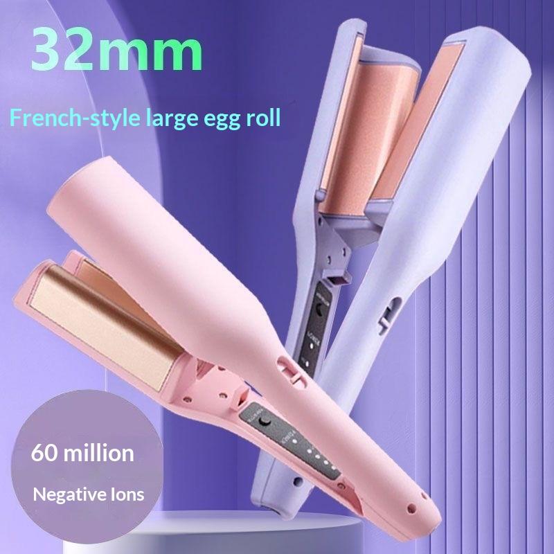 Elektrischer Lockenstab 32 mm Große Wellen Styling Keramik Haar Langanhaltender Lockenstab Styling-Werkzeug Lockenstab Haarlockenstab