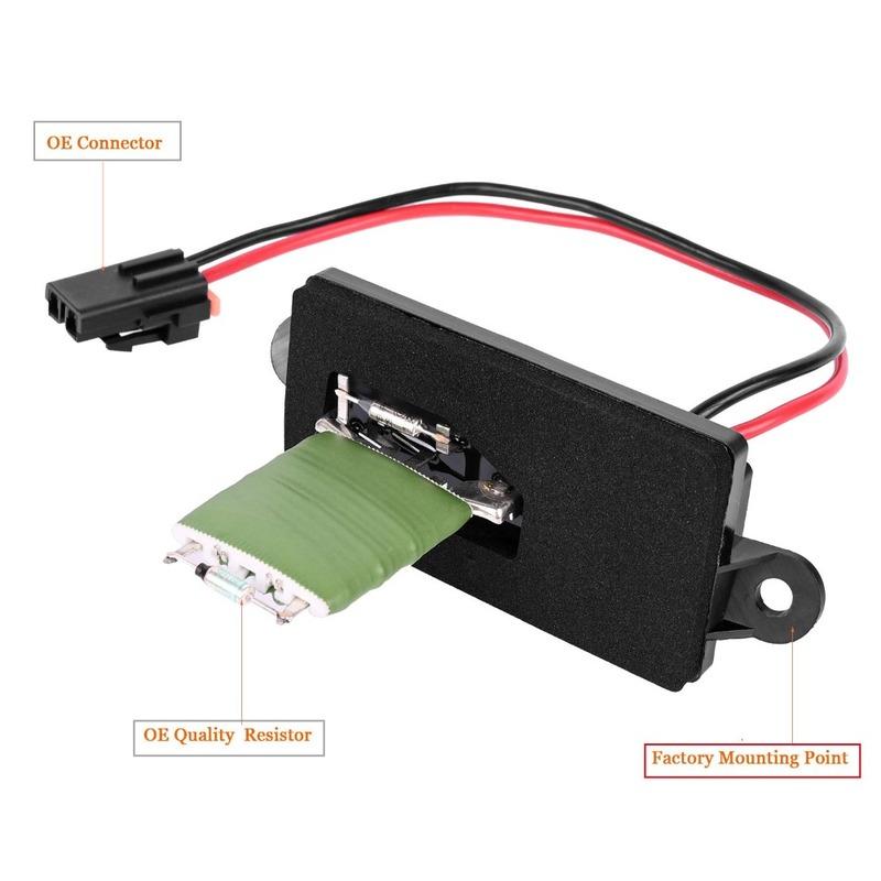 New A/C Heater Blower Motor Fan Resistor For Cadillac Chevrolet GMC Sierra 89019089 15305077 22807122 High Quality