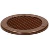Grille d'aération - KOTARBAU - Ronde - Fi 100 mm - Marron - Moustiquaire