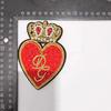 Handmade Rhinestone Heart Cloth Patch - Beaded Accessories for Clothing, Shoes, Hats, and Decorative Packaging.