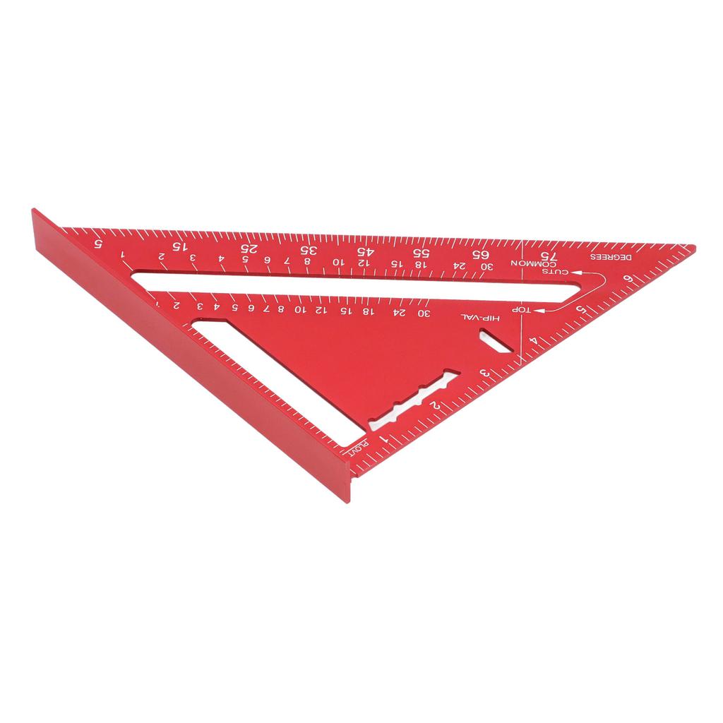 Echer de dulgher 7in Prelucrarea lemnului Imperial Instrument de măsurare căprior 90 45 grade Metal Aliaj de aluminiu