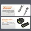 Plastic Waterproof Terminals Connector Electrical Plugs Connector Upgrades for Automotive & Outdoor Electrical Application