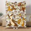1pc. Autumn Acorn Patterned Throw Blanket, Seasonal Decorative Blanket, Soft Flannel Throw Blanket, Versatile & Cozy for Bedroom,Cartoon Print Home De