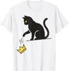No Kings, Black Cat Kicking Crown T-Shirt
