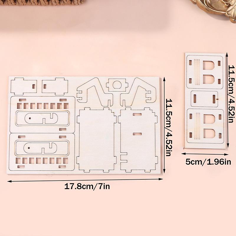 One Sets Interactive Wooden Cable Car Model Set Educational Science Toy for Imagination and Logical Thinking Hands On Learning Toy