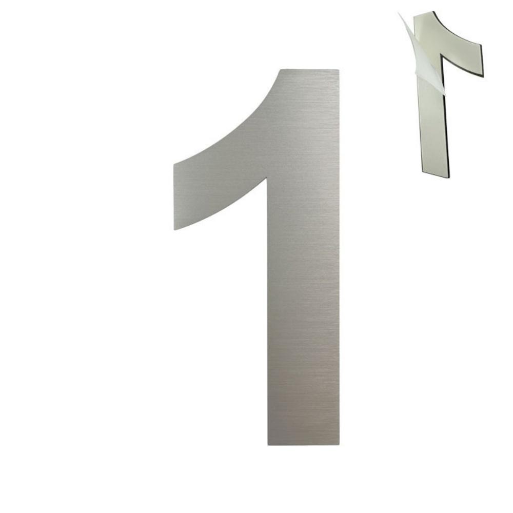 

1PC 76MM/152MM Stainless Steel House Number Silver Address Sign #0-9 Huisnummer Outdoor Numbers Home Numeros Exterior 76MM