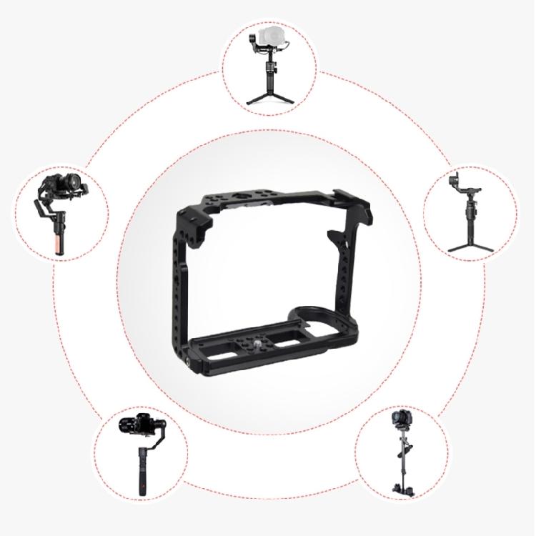 Aluminum Camera Cage For S1H S1R Cameras Providing Excellent Heat Management And Comprehensive Expansion