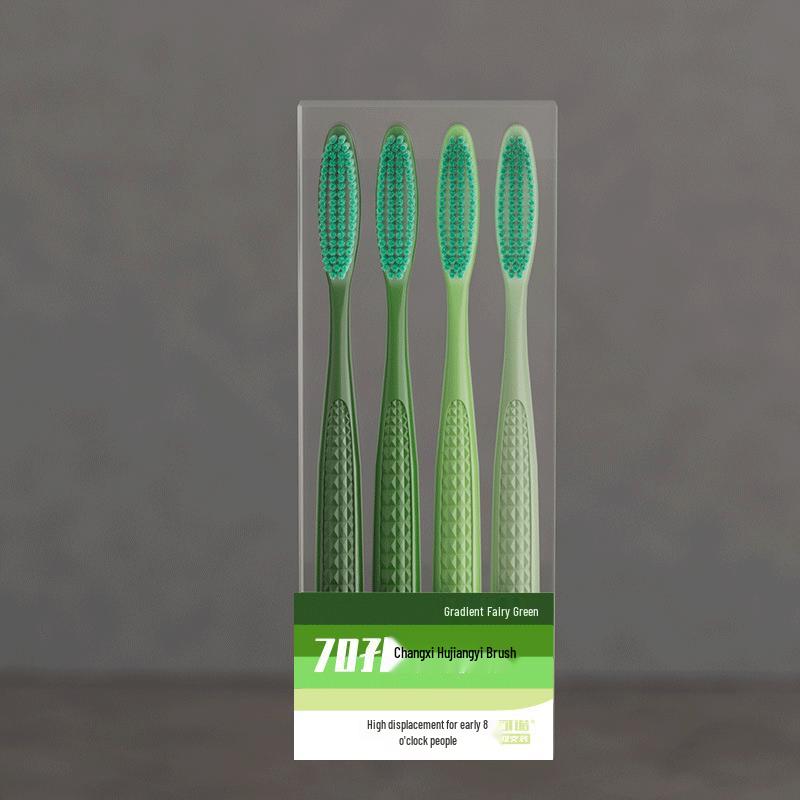 Kenuo Large Head Soft Bristle Toothbrush 4-Pack