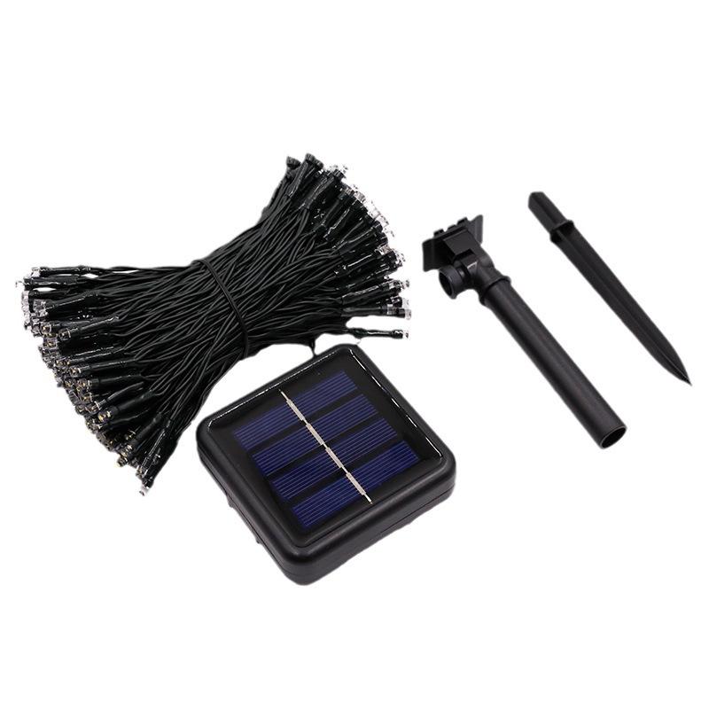 Christmas & Holiday Solar String Lights: Red/Green Festival Yard & Halloween Decoration