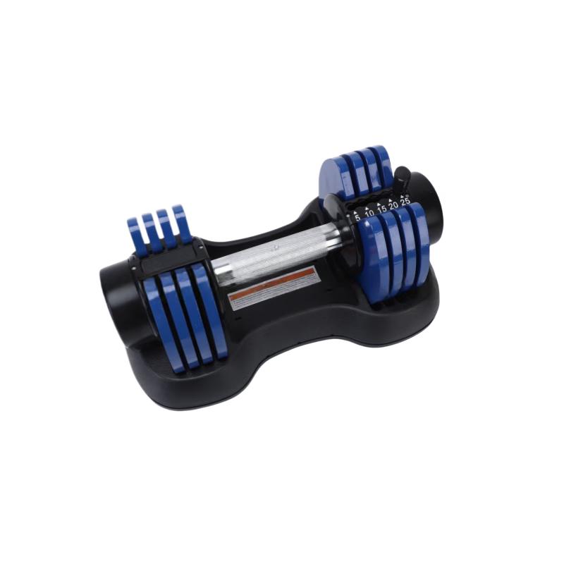 Adjustable Rubber-Coated Cast Iron Dumbbell for Home & Commercial Use