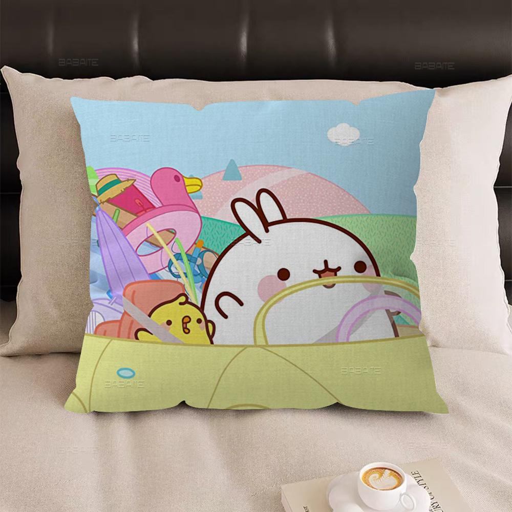 Cute Bunny Rabbit Pillowcase toon Gift Cushion Cover Bedroom Home Sofa Chair Seat Decor pillow case