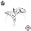 Everle Sly Fox Adjustable Sterling Silver Ring for Women