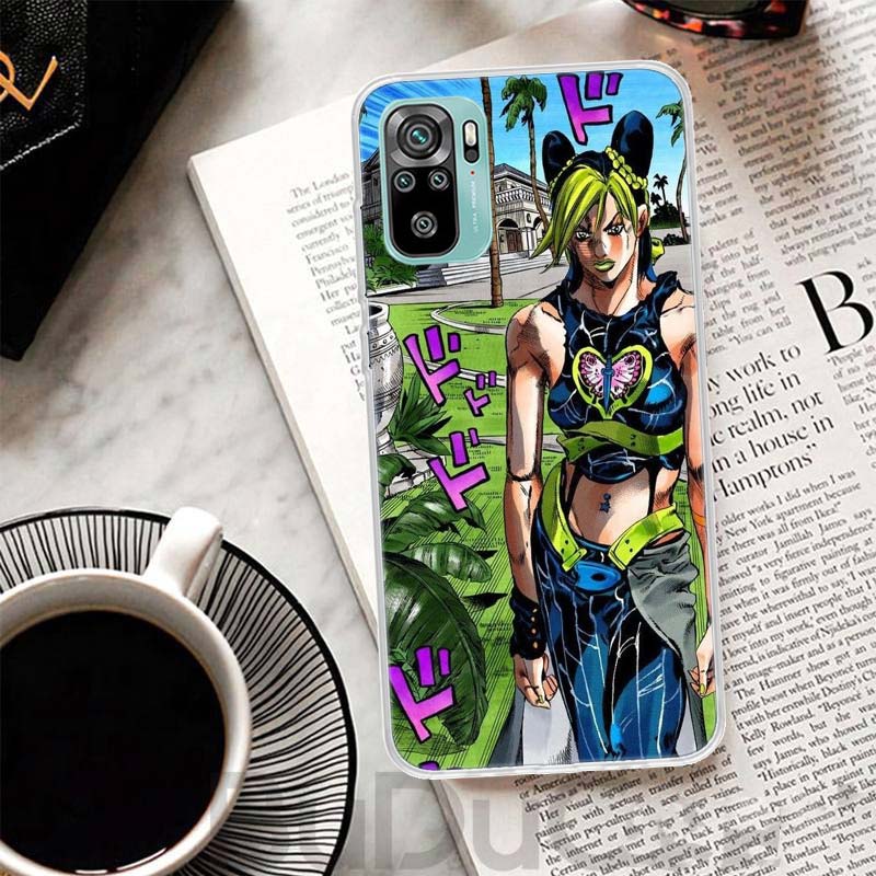 JoJo's Bizarre Adventure Jolyne Cujoh Cover For Xiaomi Redmi Note 14 13 12S 12 11 Pro Plus Phone Case 11S 10S 10 11E 11T + 9S 9