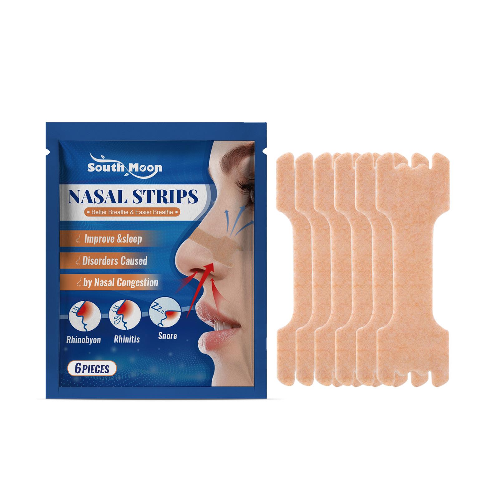 

South Moon Stop Snoring Nasal Strip Relieve Nasal Congestion Poor Breathing Snoring Ventilation Nasal Strip