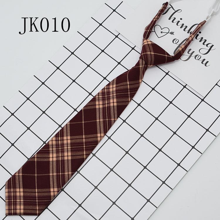 Japanese College-Style Uniform with Easy Plaid Tie