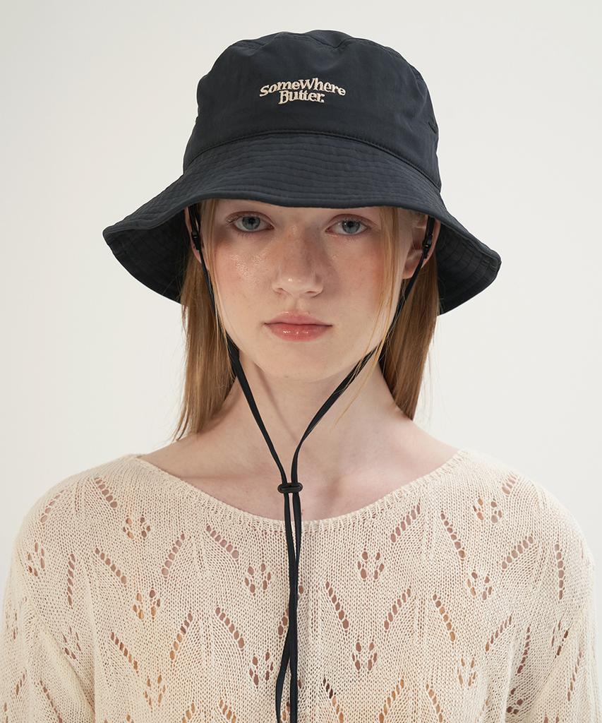 Sseomweeobeoteo Wave Logo Safari Hat - 4Color
