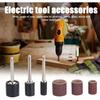 Kit tambours et bandes de ponçage - AIMOONSA - 102 pièces - 90 bandes abrasives - 12 tambours 12,7×38 mm - Tige 3,175 mm