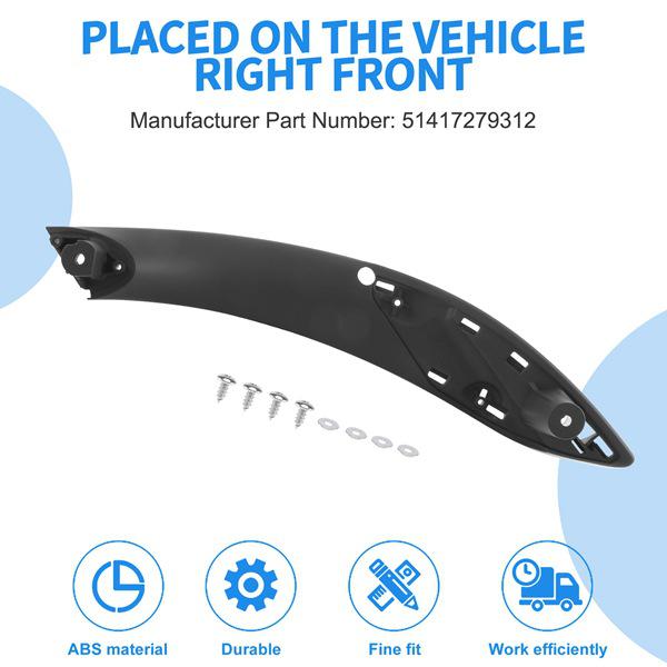 BMW F30/F80/F31/F32 Right Front Interior Door Handle (51417279312)