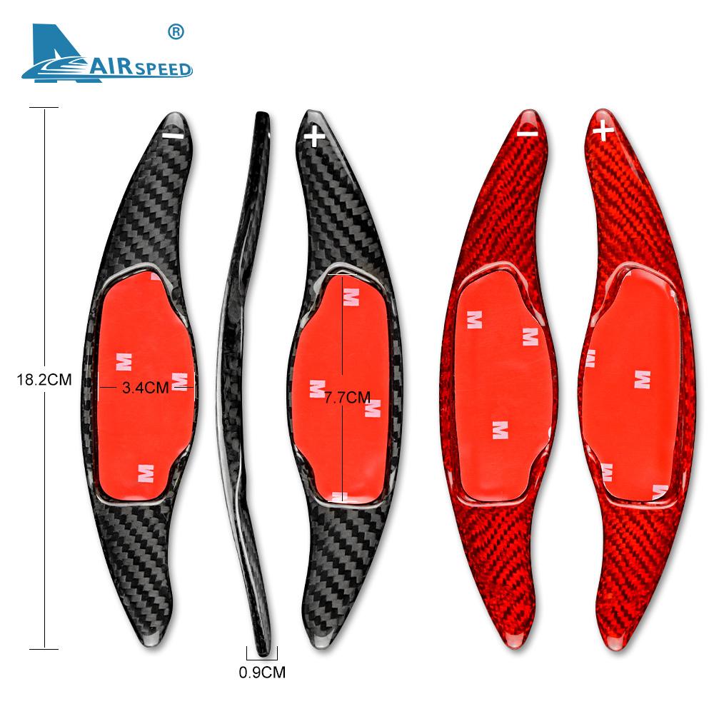 Real Hard Carbon Fiber for KIA Stinger CK 2017 2018 2019 2020 2025 2025 2025 LHD RHD Car Steering Wheel Paddle Shifter Sticker