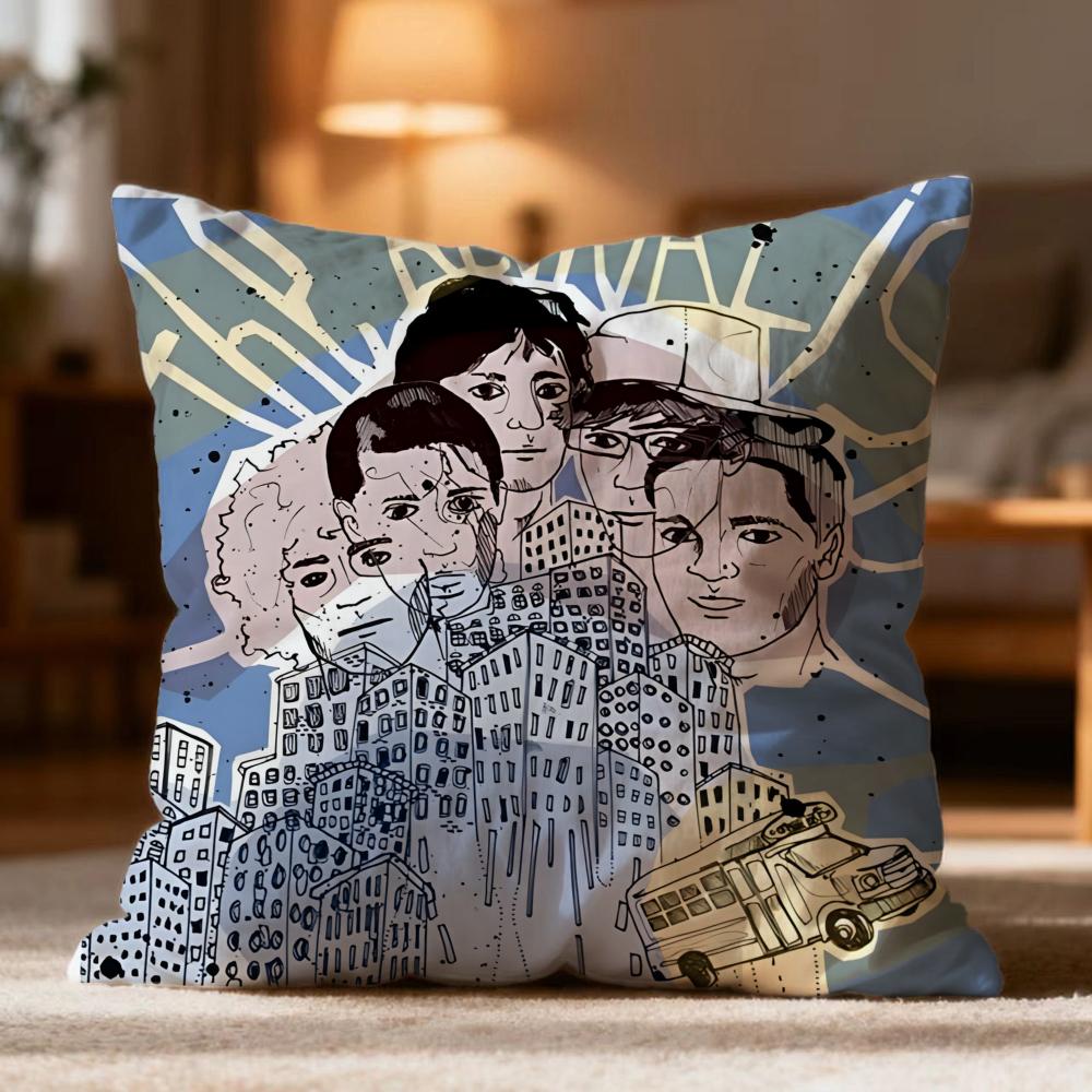 Fashion T-TThe Revivalists Cushion Cover Soft Washable Pillow Case Multi-Scene for Couch Bed Travel Office Use