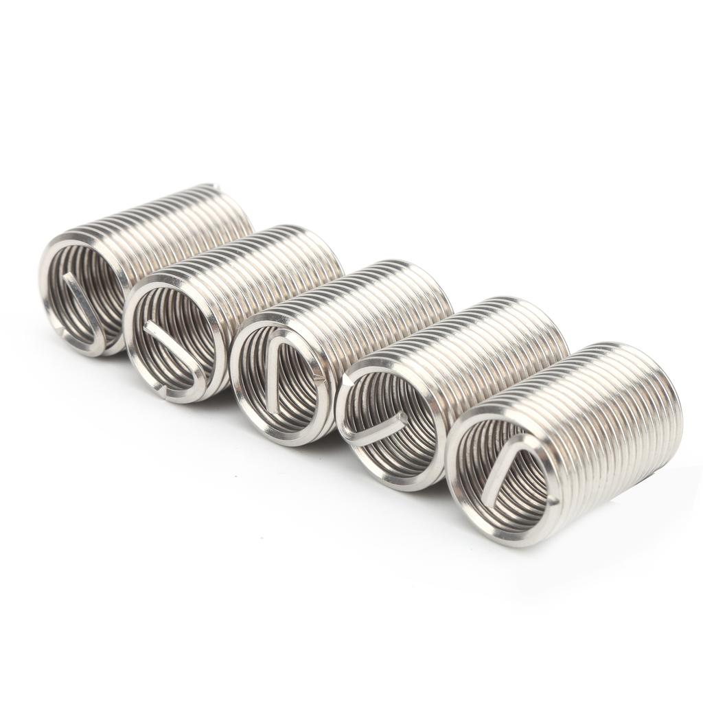 5Pcs Thread Inserts Wire Protection Sleeve Repair Tool Kit Fastener Hardware M20x2.5x2.5D