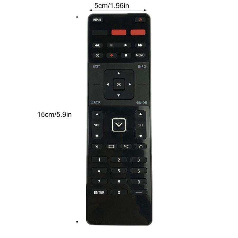 User Friendly TV Remote Control Replacement Controlle for XRT500 M43-C1 M49-C1 M50C1 Double Sided Remote