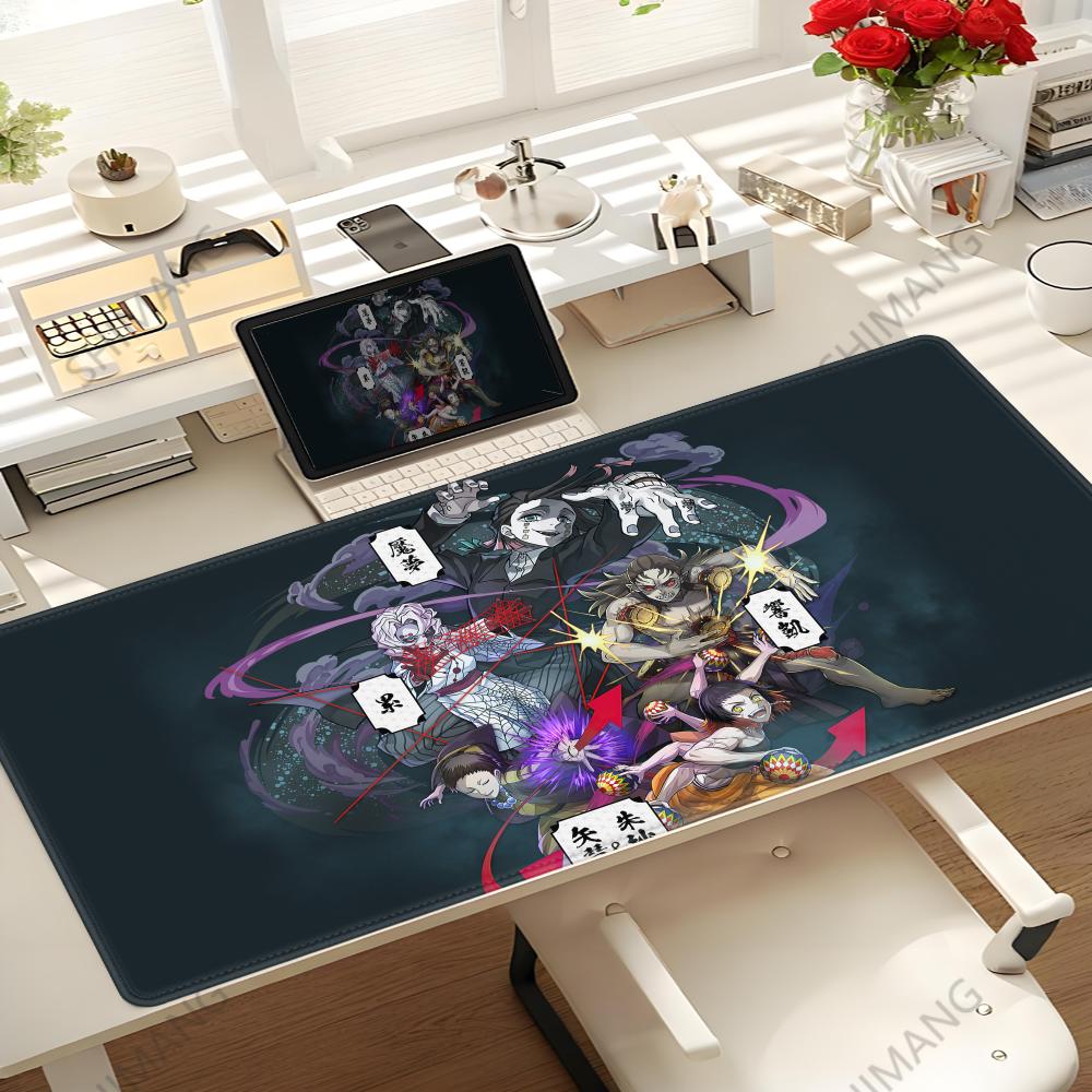 Tappetino Mouse Demon Slayer Giapponese Kimetsu No Yaiba Tanjiro Accessori Gaming Mousepad Anime Azienda Mousepad Ufficio Scrivanie Gamer