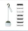 Rechargeable LED Camping Lantern: Waterproof Silicone Hanging Lamp with Cold/Warm Light and Type-C Port