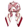 Silky Scarf Versatile Printing Smooth Texture Wrinkle-Resistant Windproof Neck Scarf Commuting Travel Business Layering Neck Accessory