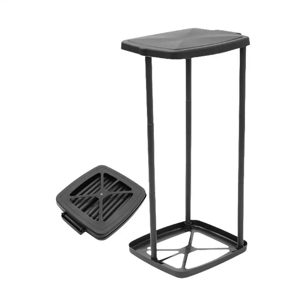 with Lid Garbage Bag Auxiliary Rack Foldable Trash Can Holder Trash Bag Holder  Kitchen