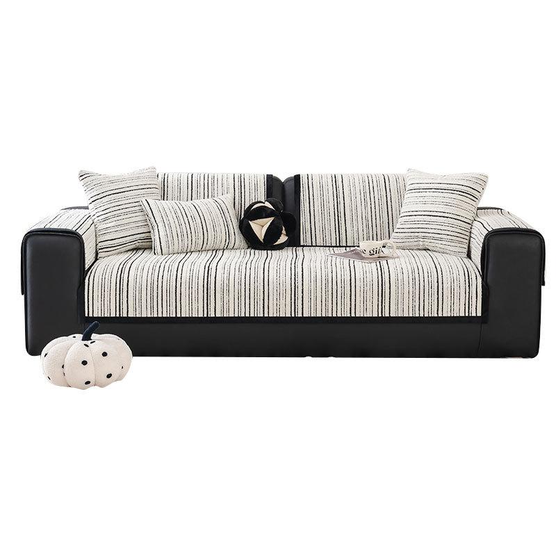Cream Style Sofa Cushion for All Seasons, High-end Anti Slip, Modern Light Luxury, and High-end Feeling Sofa Cover Cover Cloth