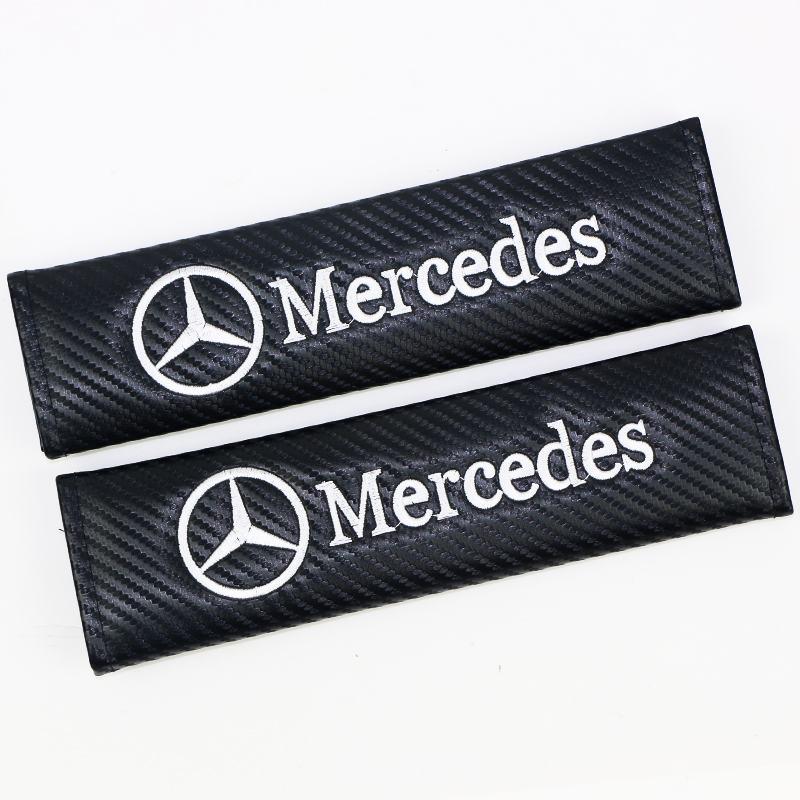 New Cotton flannel carbon fiber protection Cover for Mercedes Benz B/C/E Class A Class C200L GLC GLK CLA GLA sticker HJ-M-BENC