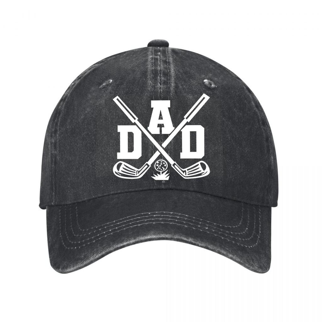 Dad Golf Snapback Hat New Vintage Washed Cotton Baseball Cap Parent Kids Sun Hats