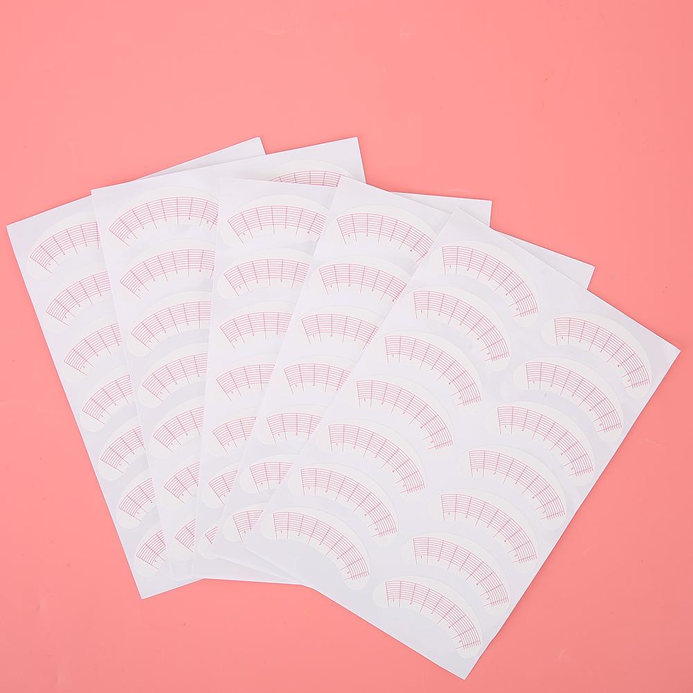 175 Pairs Eyelash Extension Sticker Eye Positioning Tips Sticker Lash Mapping Stickers