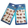 A1A2 Fishing Fly Fishing Fly Kits Fly Fishing Lures Fish Salmon Trout Fly Wet/Dry Fishing Feather Baits Fishing Tackle