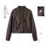 Women's High-End Lambskin Leather Jacket - 2025 Spring/Autumn Short Versatile Coat