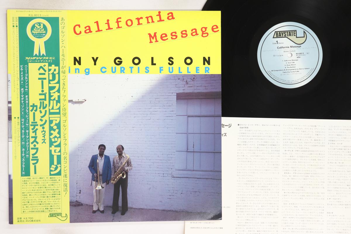 

LP Пластинка БЕННИ ГОЛСОН, - Калифорнийское послание RJL8013 BAYSTATE 1981 Япония Оби Джаз Б/У
