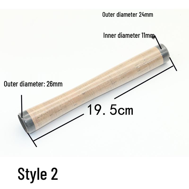 DIY Köderrute Ersatz: Korkgriff, 18cm-39cm, Einteilige Rutenmodifikation & Reparatur für weite Würfe.