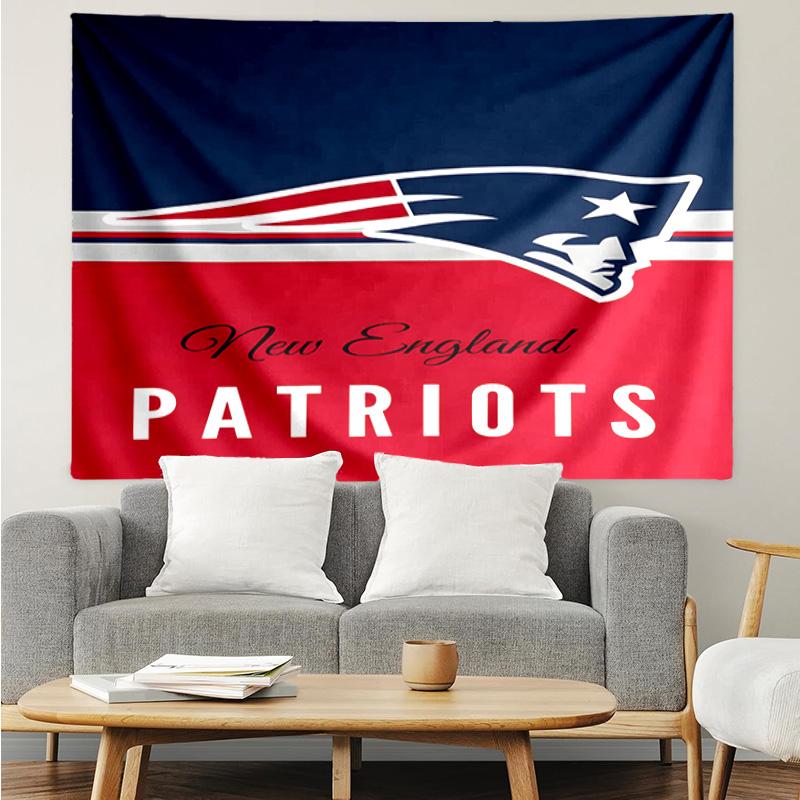 Patriots Team Spirit Tapestry Hanging for Bedroom,Livingroom, Playroom,Decor Art Room Wall Tapestry Holiday and Birthday Gifts