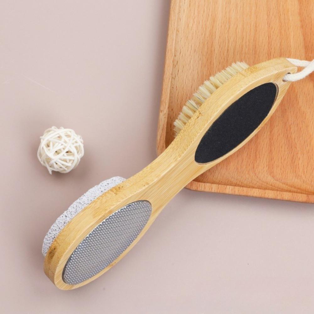 4in1 Exfoliating Feet Scrubber tool Pumice Stone Foot Rasp Sandpaper Foot Scrubber Brush Feet Dead Skin Remover Foot Care Tool