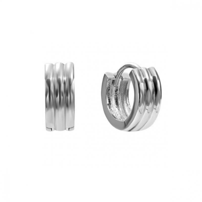 Verte 925 Silver Fort Earring  Silver    deux.Silver.183