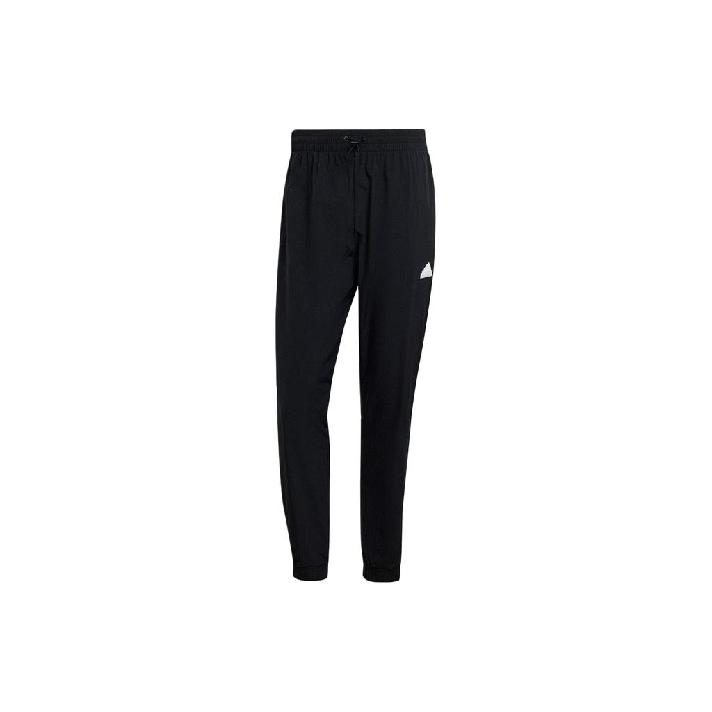 Adidas Sport Performance Cuffed Knit Pants Men Bottoms Black IR5169