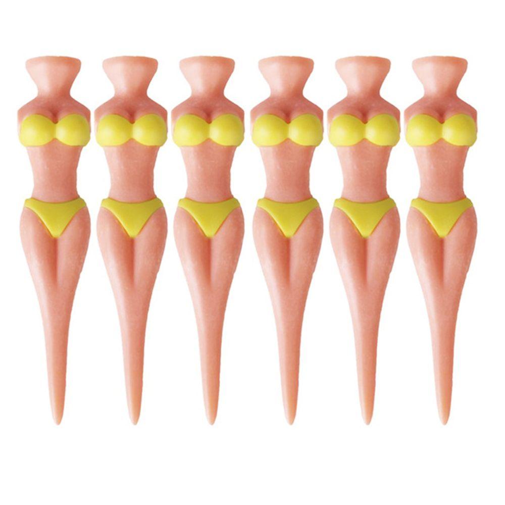 Outdoor Sexy Attractive Lady Model Bikini Golf Tees Clubs Tee Golf  Accessories Golf Training